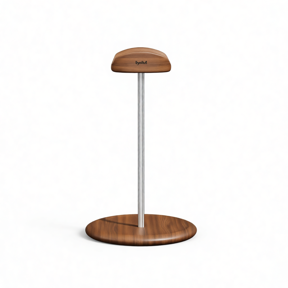 Desk Setup Headphones - Stojak na słuchawki z litego drewna,