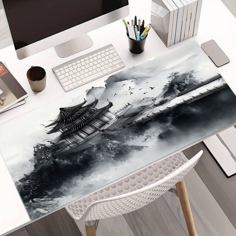 Desk Setup Art - Zabawna podkładka pod mysz z żelaza,