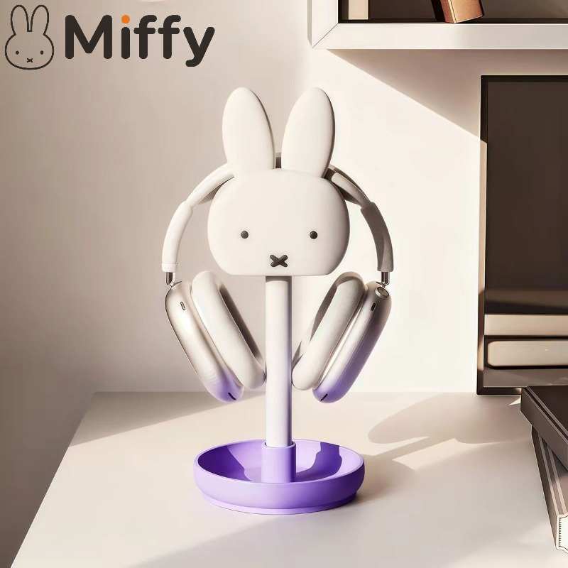Desk Setup Headphones - Stojak na słuchawki gamingowe Anime Miffy,