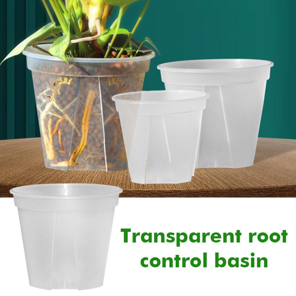 Desk Setup Plant - Przezroczyste plastikowe doniczki Doniczki do kwiatów