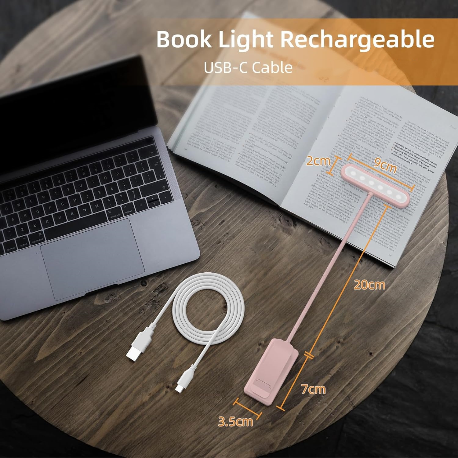 Lampka do czytania z klipsem,  – Desk Setup Lamp recenzja i cena
