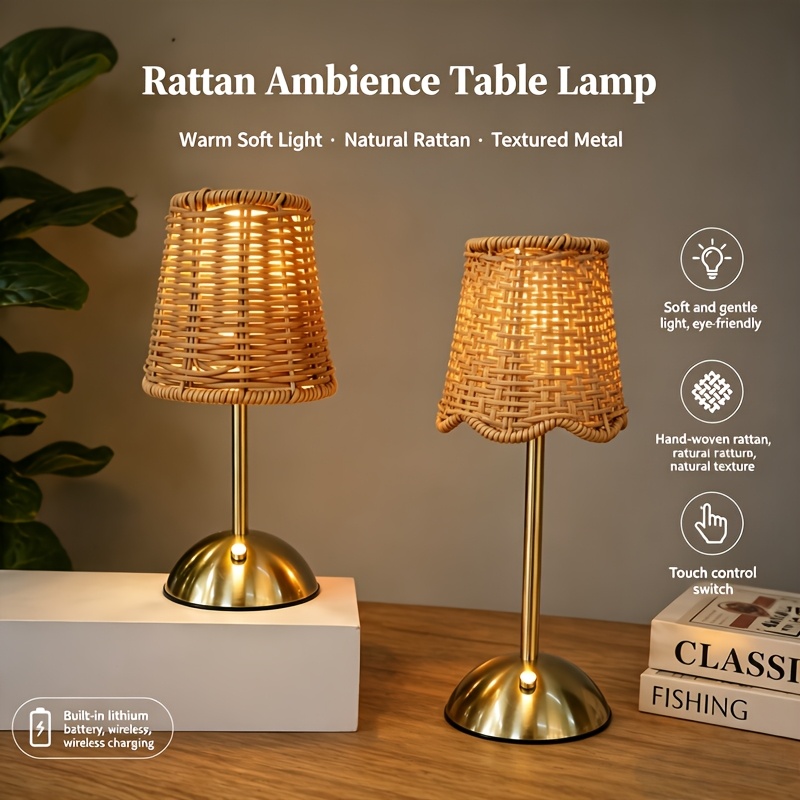 Bohemiczna tkana lampa stołowa – Desk Setup Lamp recenzja i cena