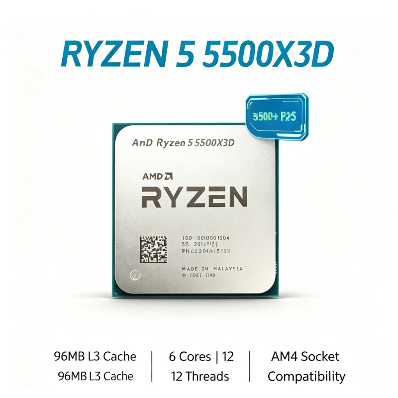 Procesor Ryzen 5 5500X3D Socke – Amd Cpu Ryzen 5 recenzja i cena