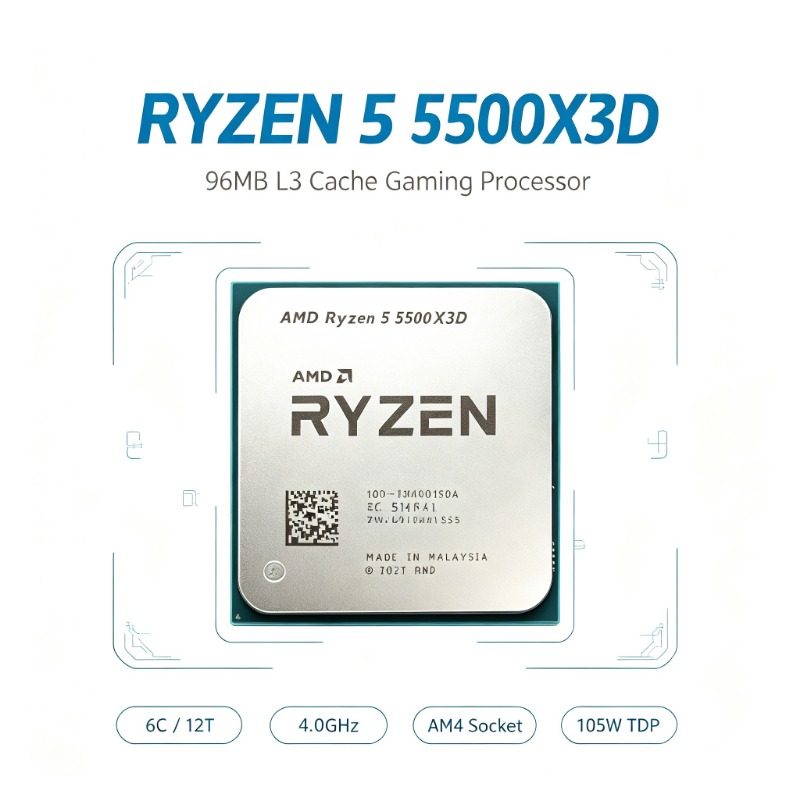 Procesor Ryzen 5 5500X3D Socke – Amd Cpu Ryzen 5 recenzja i cena