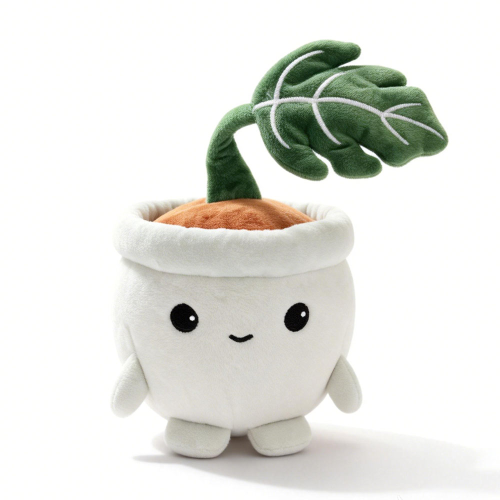 Urocza pluszowa monstera w don – Desk Setup Plant recenzja i cena