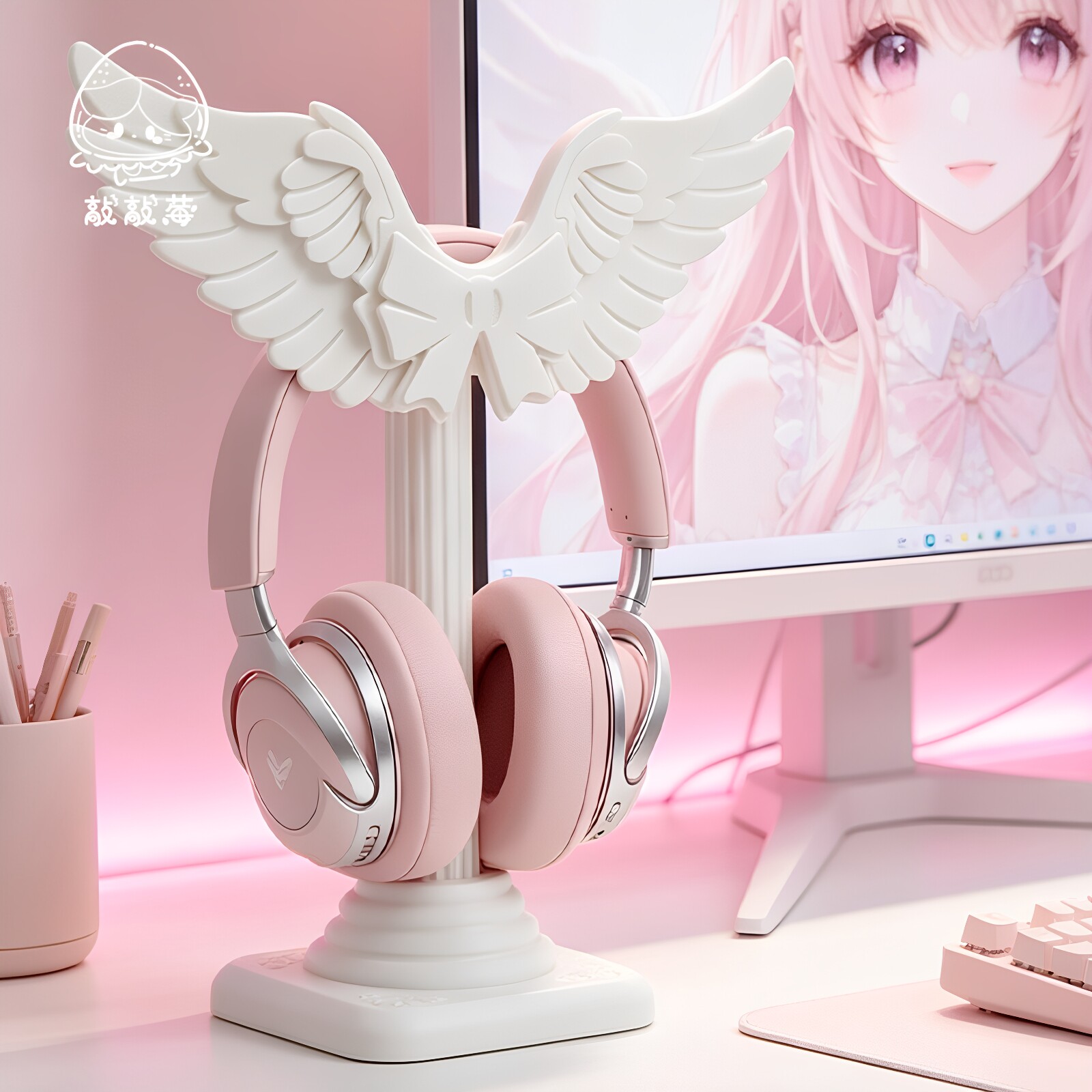 Uroczy uchwyt na słuchawki w k – Desk Setup White recenzja i cena