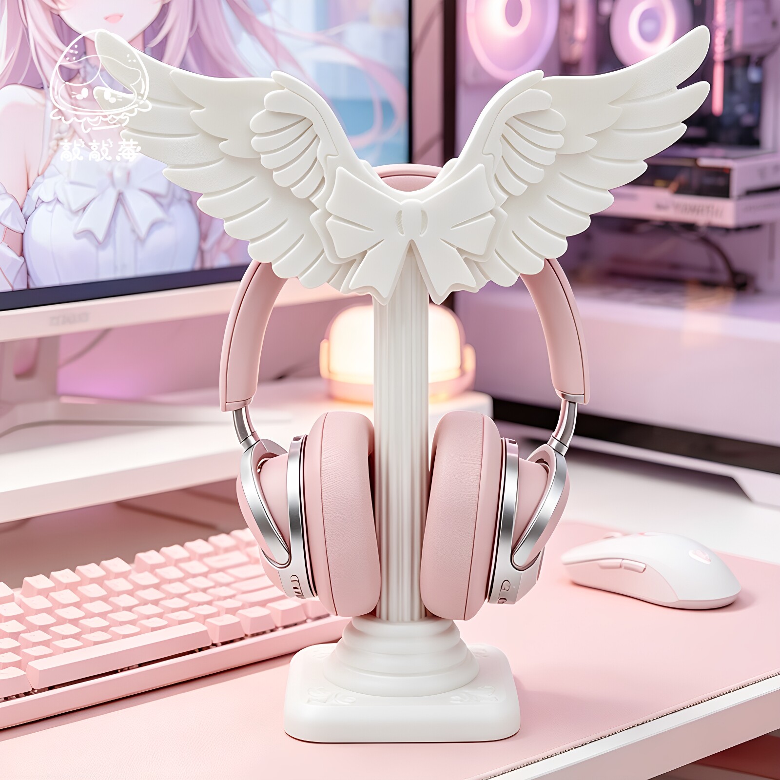 Uroczy uchwyt na słuchawki w k – Desk Setup White recenzja i cena