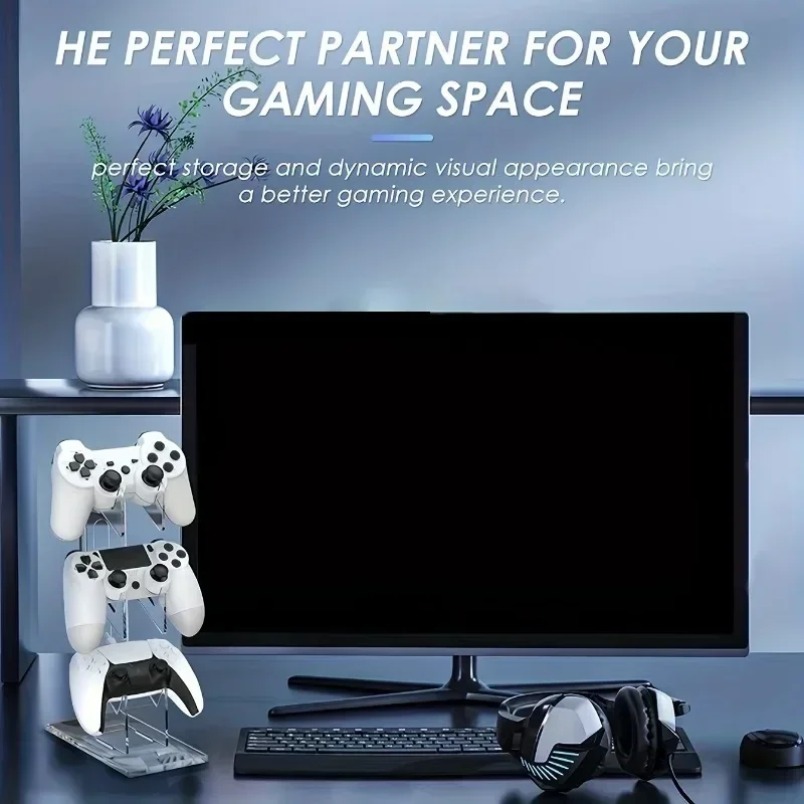 Stojak na gry 3-poziomowy, uch – Desk Setup Headphones recenzja i cena